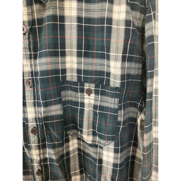 Mossimo Supply Co Athletic Fit ButtonUp Shirt Mens Plaid Flannel MultiColorLarge - Picture 4 of 12